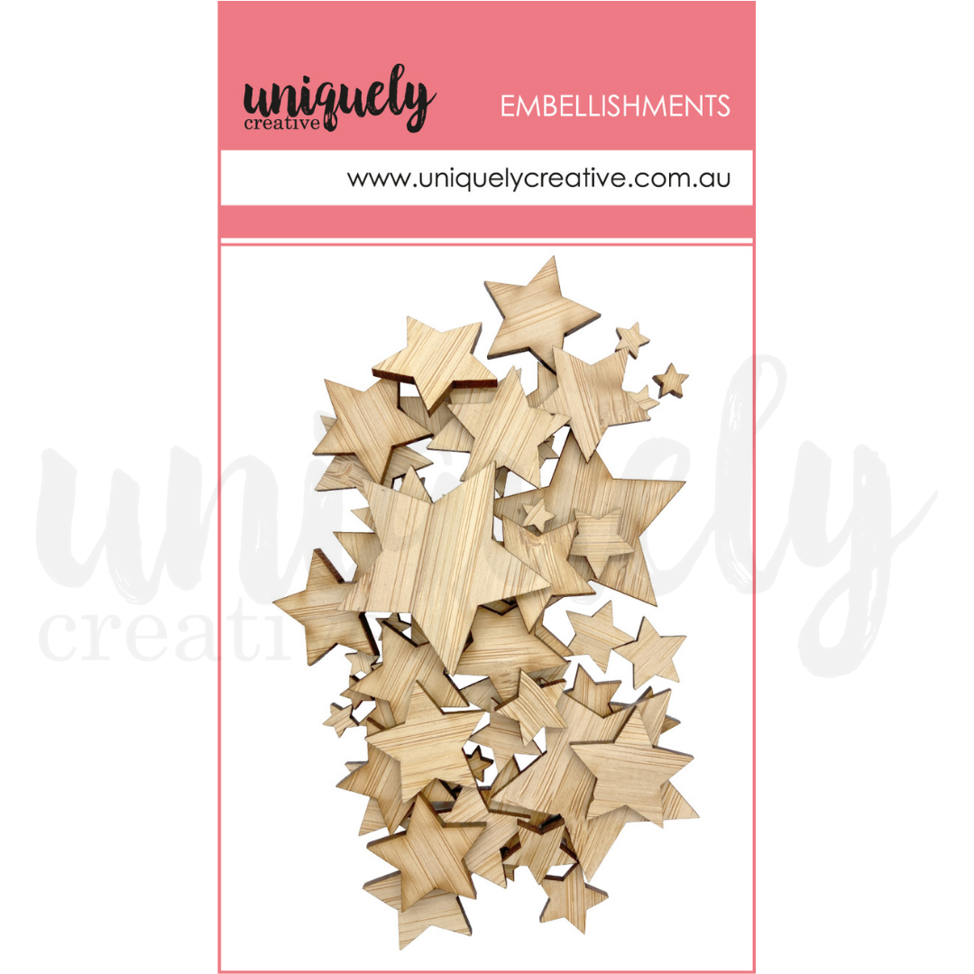 Wooden Mixed Stars