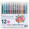 UNIQOLOUR Woodless Watercolour Pencils - Set 1